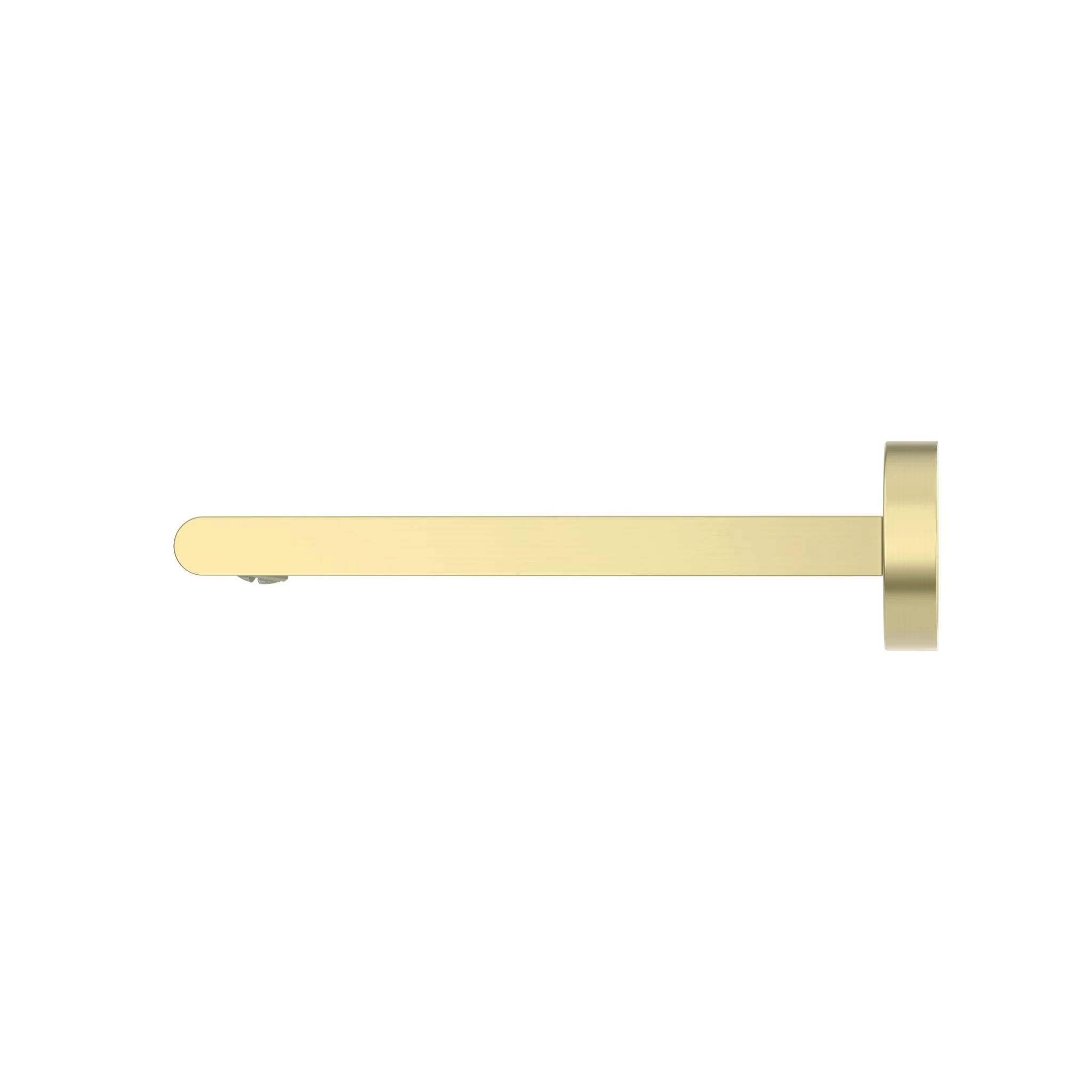 Nero Bianca Fixed Basin/Bath Spout 240mm - Brushed Gold