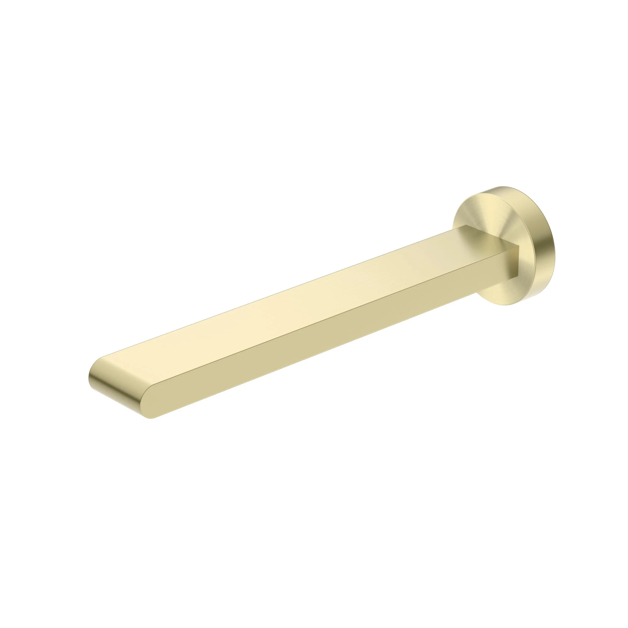 Nero Bianca Fixed Basin/Bath Spout 240mm - Brushed Gold - Image 2
