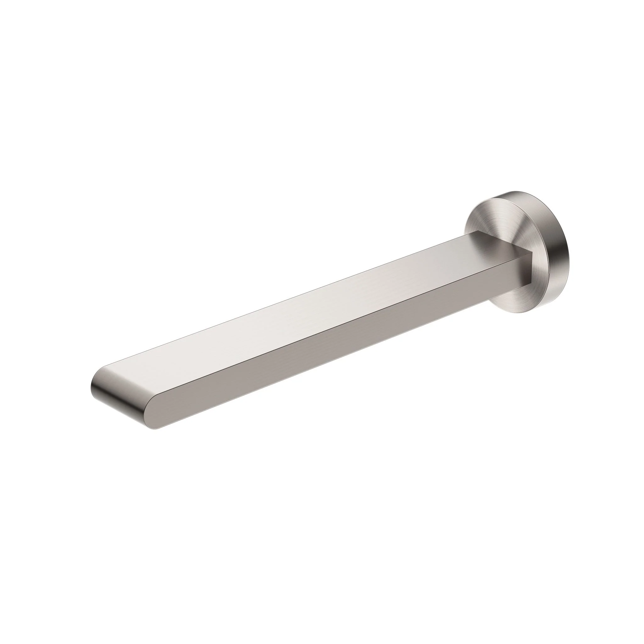 Nero Bianca Fixed Basin/Bath Spout 240mm - Brushed Nickel