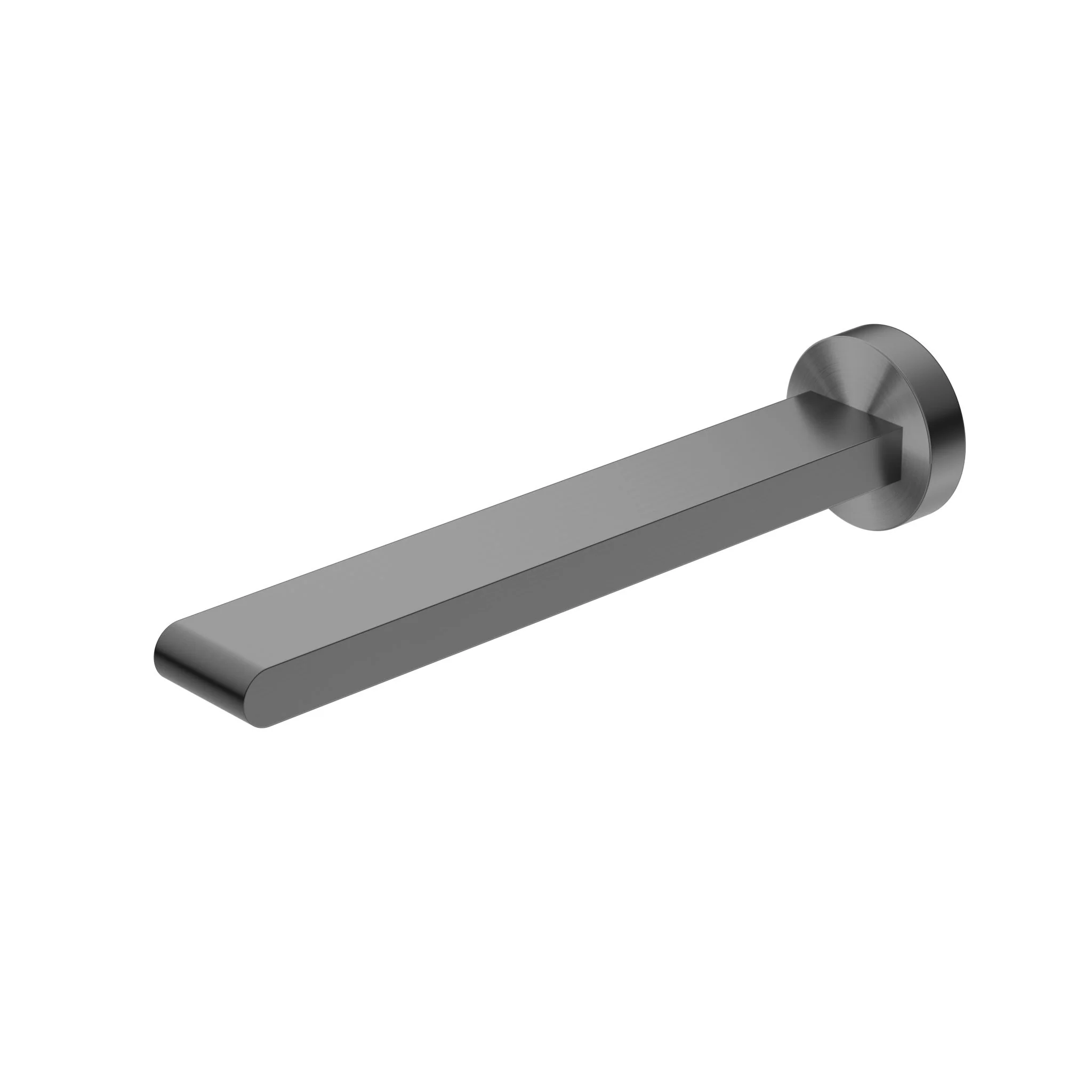 Nero Bianca Fixed Basin/Bath Spout 240mm - Gun Metal