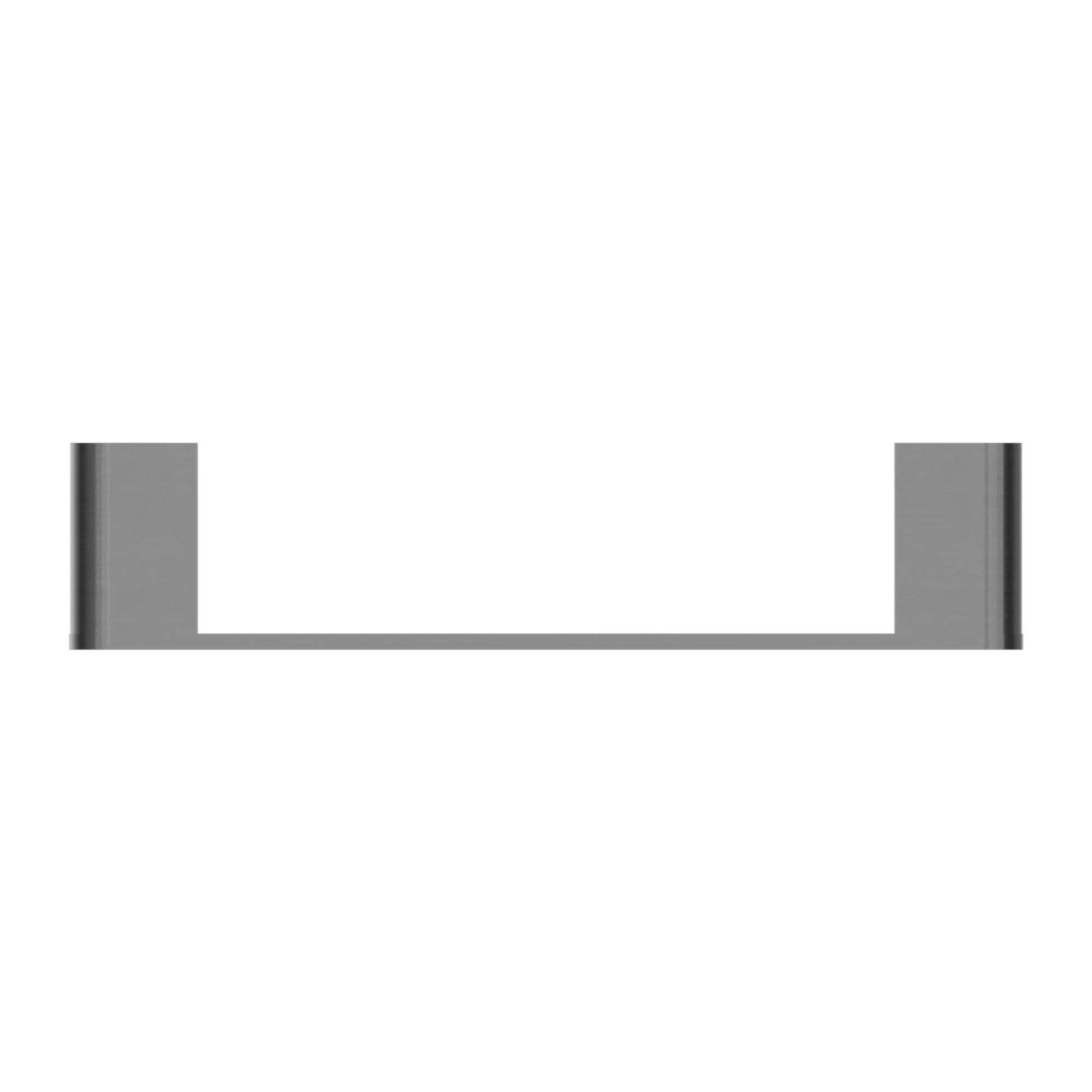 Nero Bianca Hand Towel Rail - Gun Metal - Image 3