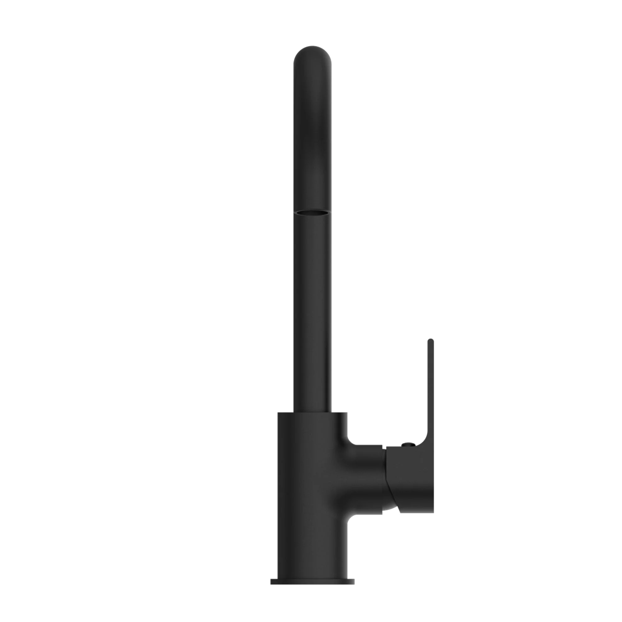 Nero Bianca Kitchen Mixer Gooseneck Spout - Black Matte - Image 2