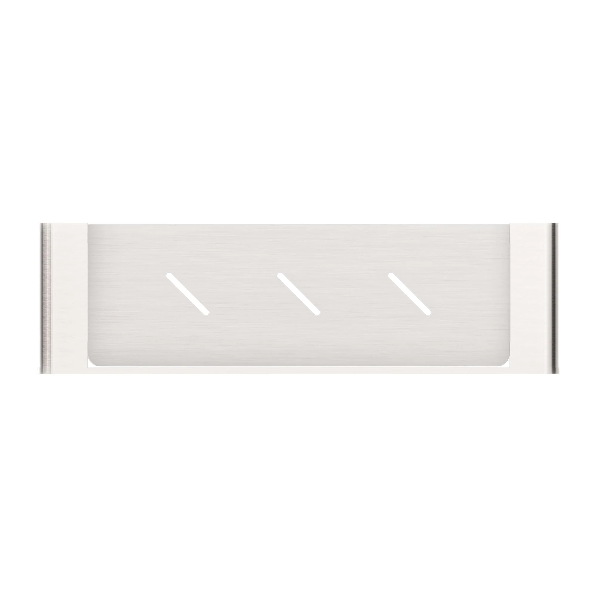 Nero Bianca Metal Shower Shelf - Brushed Nickel - Image 3