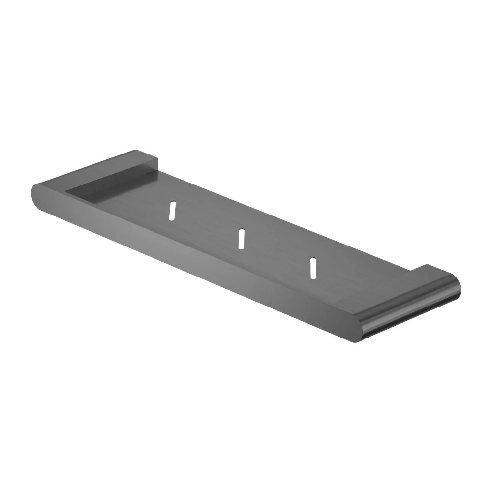 Nero Bianca Metal Shower Shelf - Gun Metal