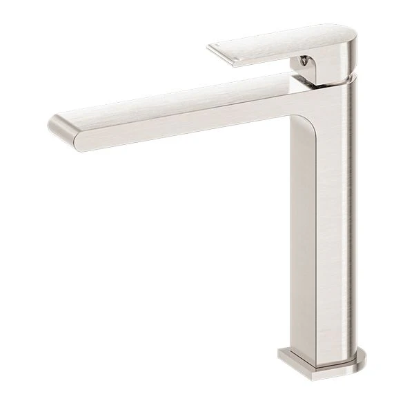 Nero Bianca Mid Tall Basin Mixer - Brushed Nickel