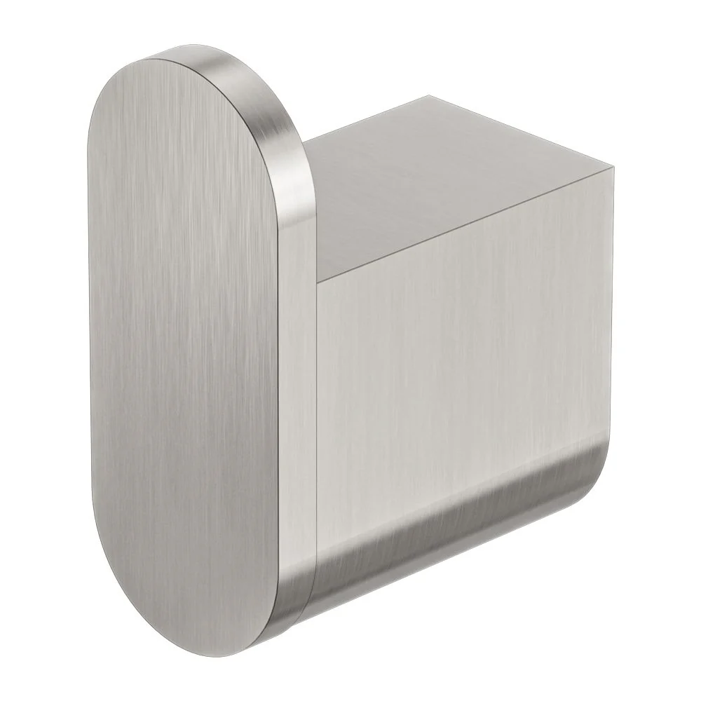 Nero Bianca Robe Hook - Brushed Nickel