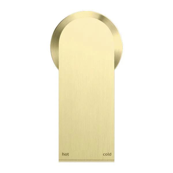 Nero Bianca Shower Mixer 60mm Plate - Brushed Gold - Image 2
