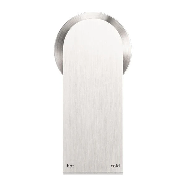 Nero Bianca Shower Mixer 60mm Plate - Brushed Nickel - Image 2
