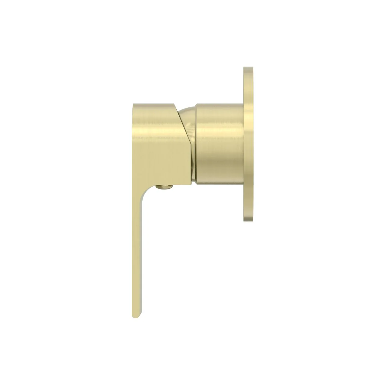 Nero Bianca Shower Mixer 80mm Plate - Brushed Gold - Image 3