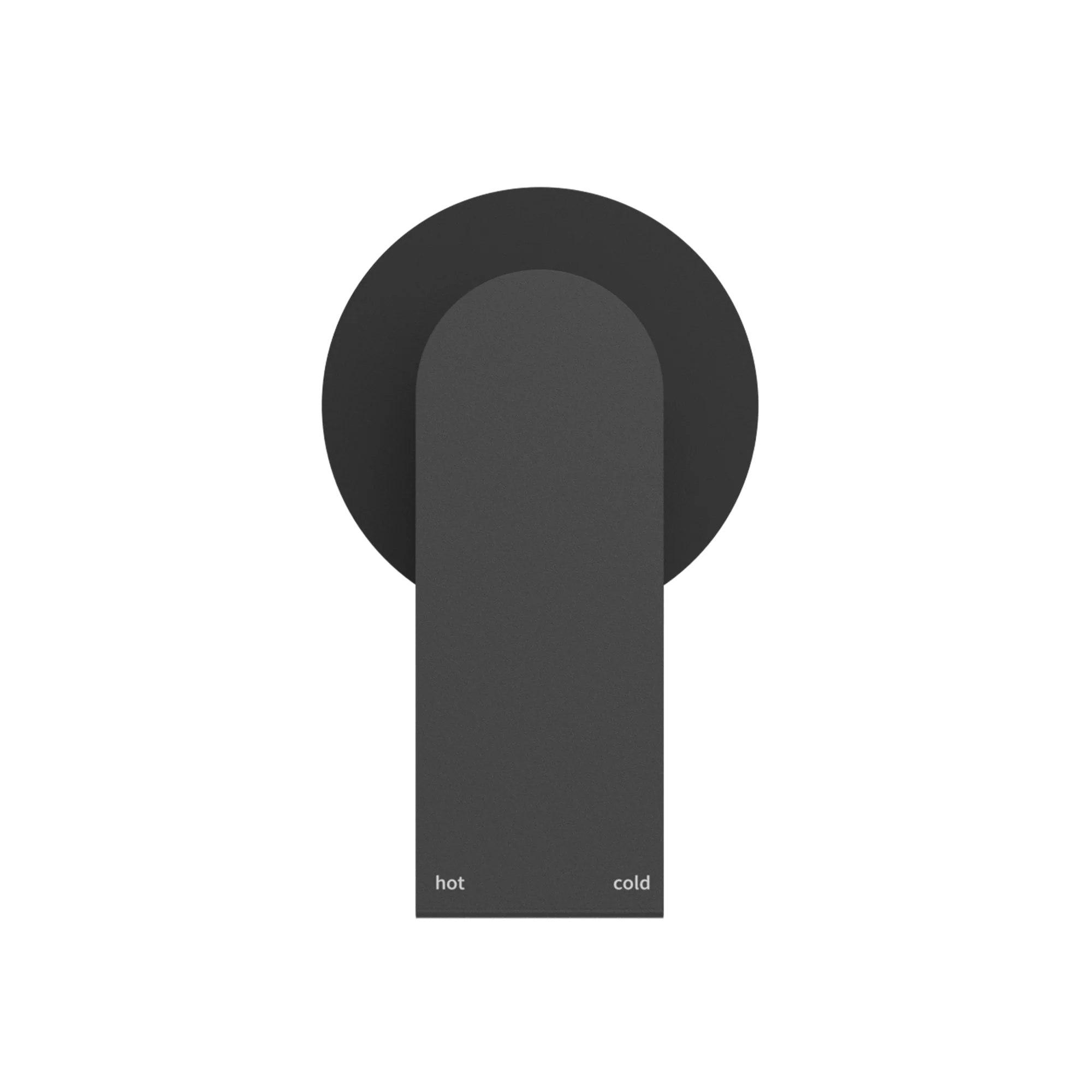 Nero Bianca Shower Mixer 80mm Plate - Black Matte - Image 2