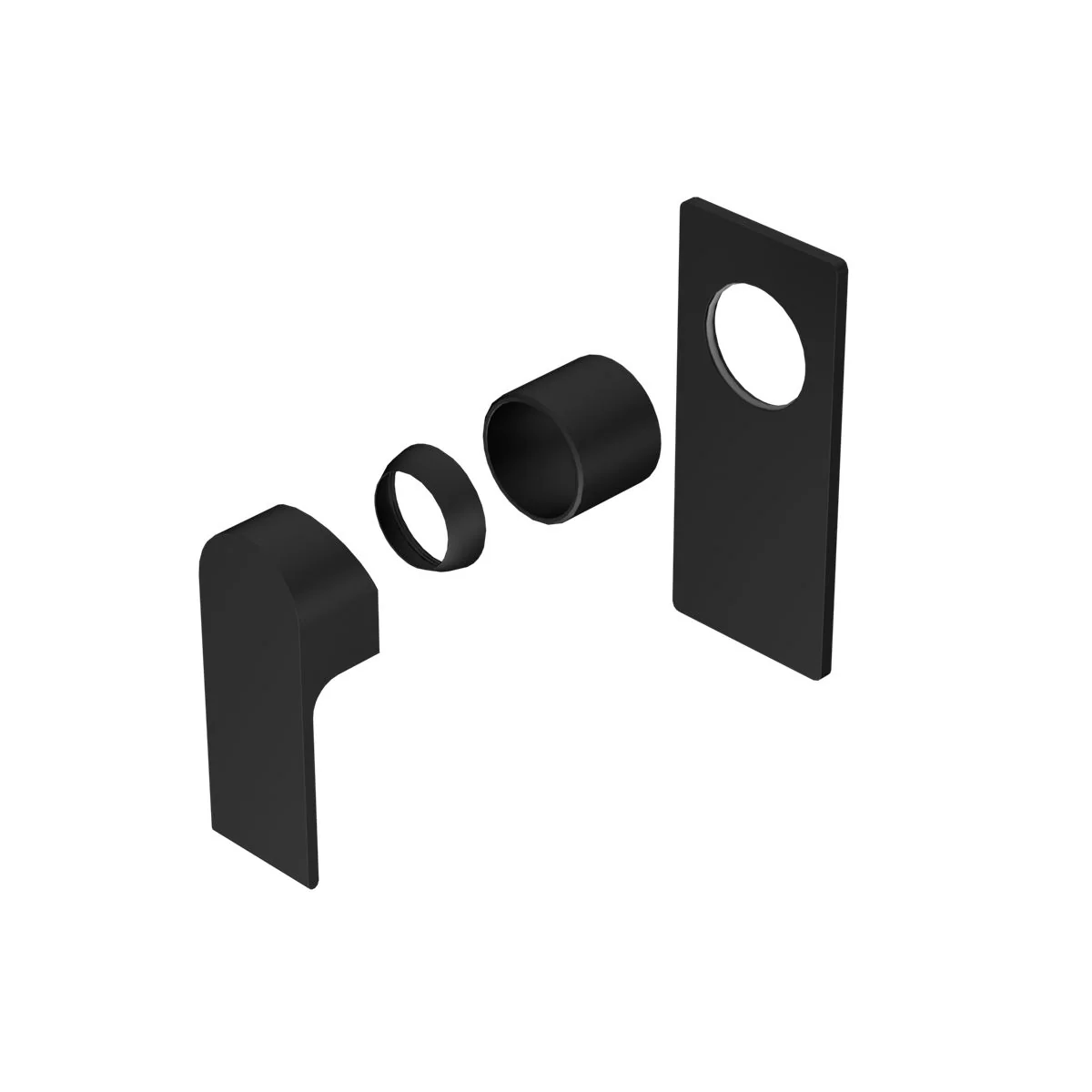 Nero Bianca Shower Mixer (Trim Kit Only) - Black Matte