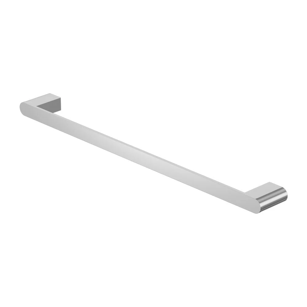 Nero Bianca Single Towel Rail - Chrome