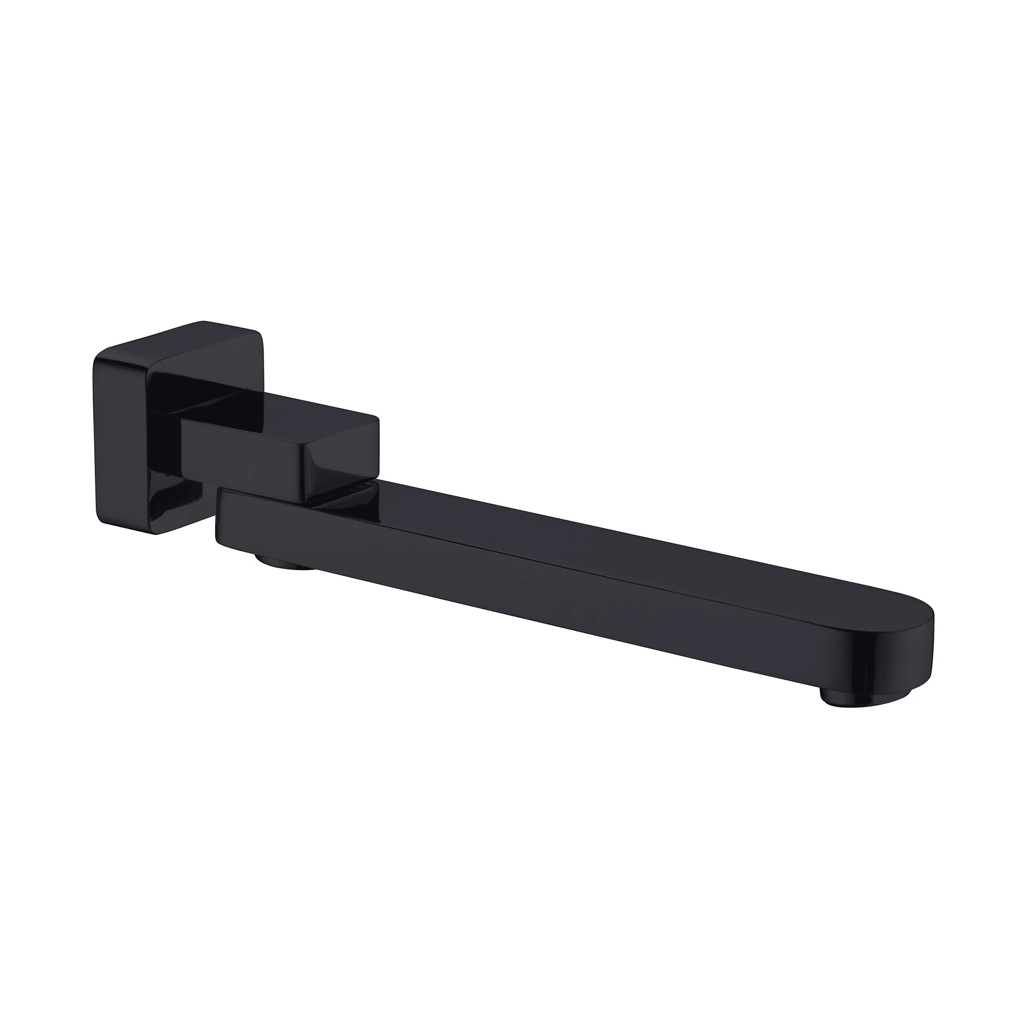 Nero Bianca Swivel Bath Spout Only - Black Matte