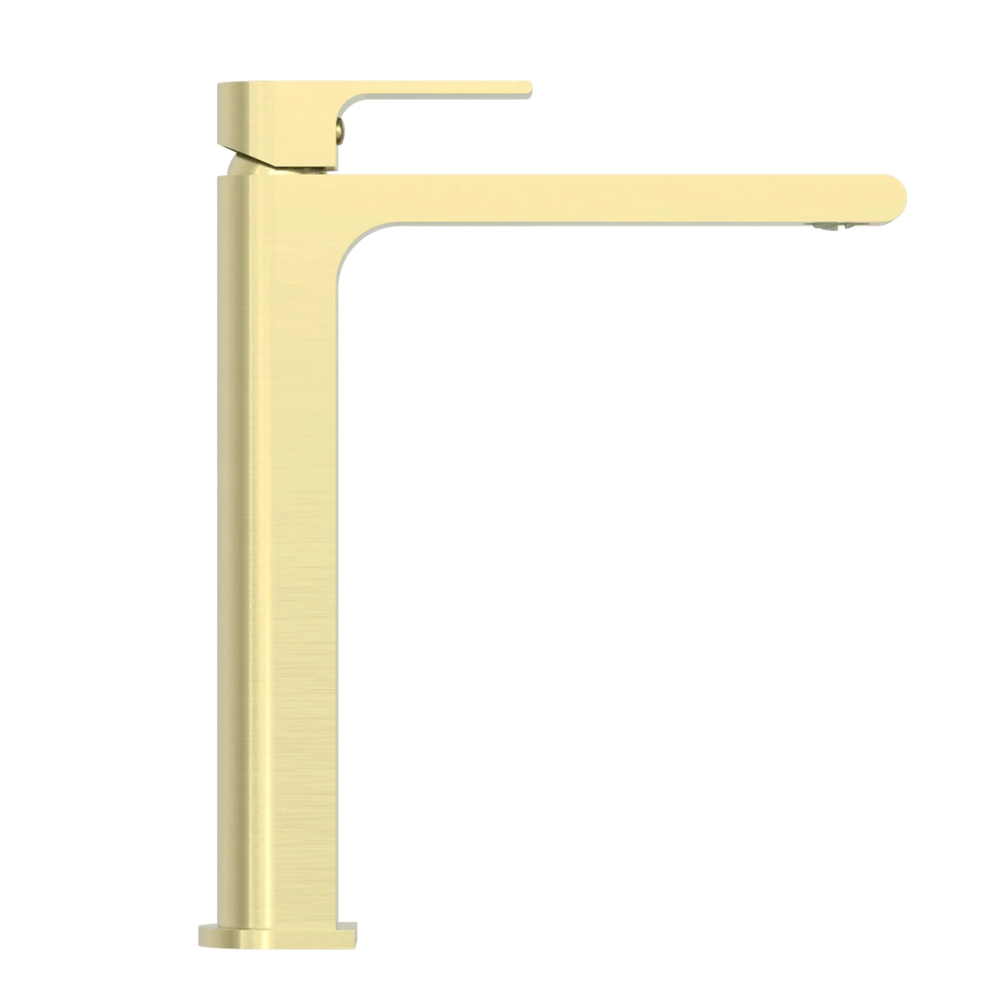 Nero Bianca Tall Basin Mixer - Brushed Gold - Image 2