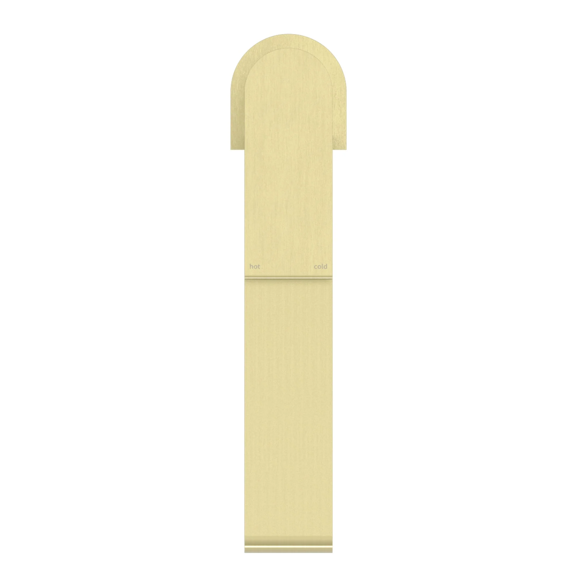 Nero Bianca Tall Basin Mixer - Brushed Gold - Image 3