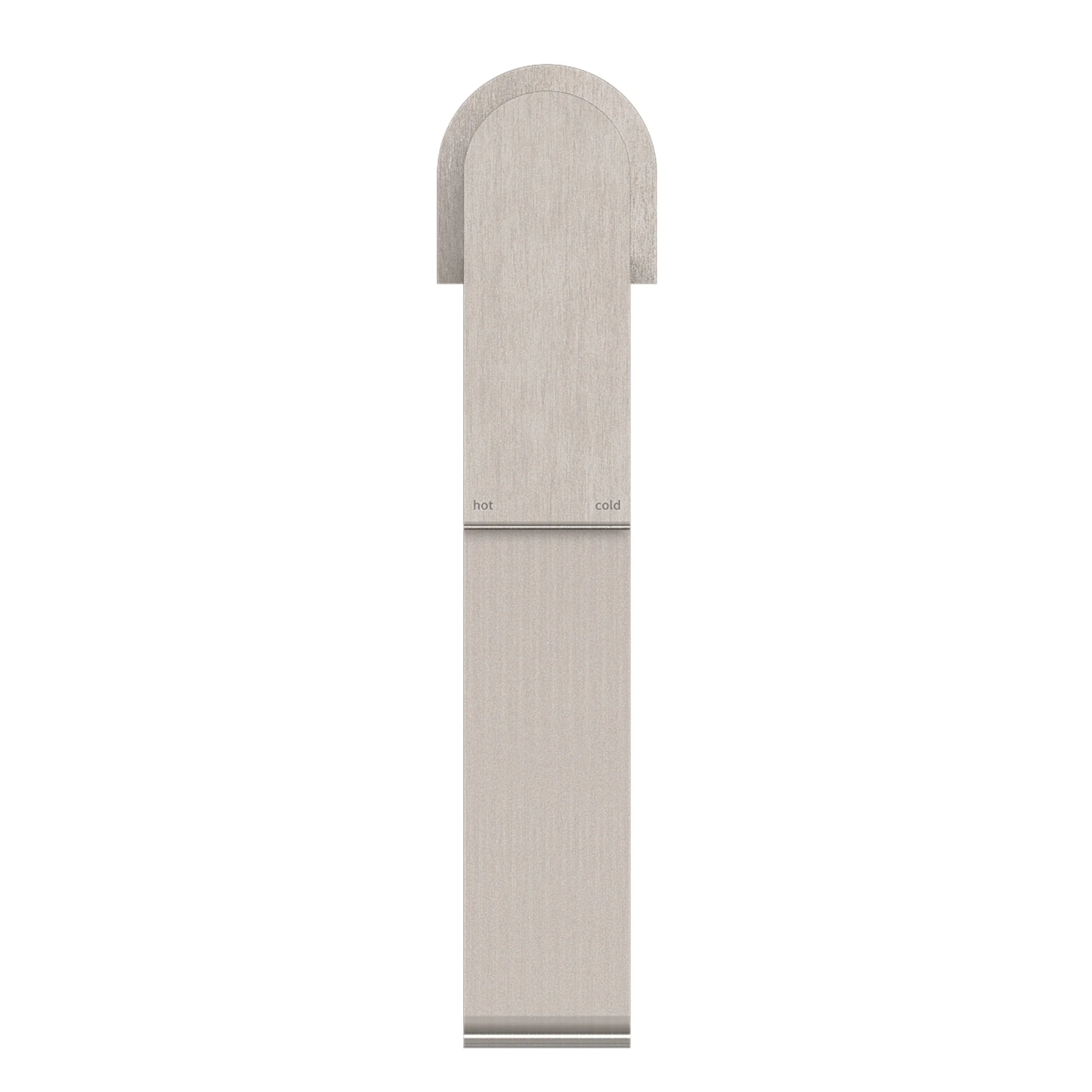Nero Bianca Tall Basin Mixer - Brushed Nickel - Image 3