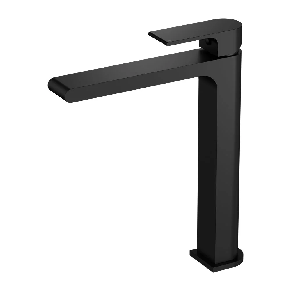 Nero Bianca Tall Basin Mixer - Black Matte