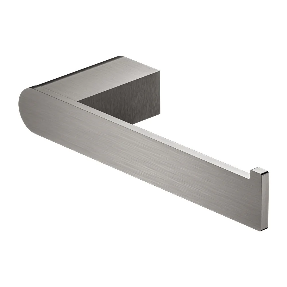 Nero Bianca Toilet Roll Holder - Brushed Nickel
