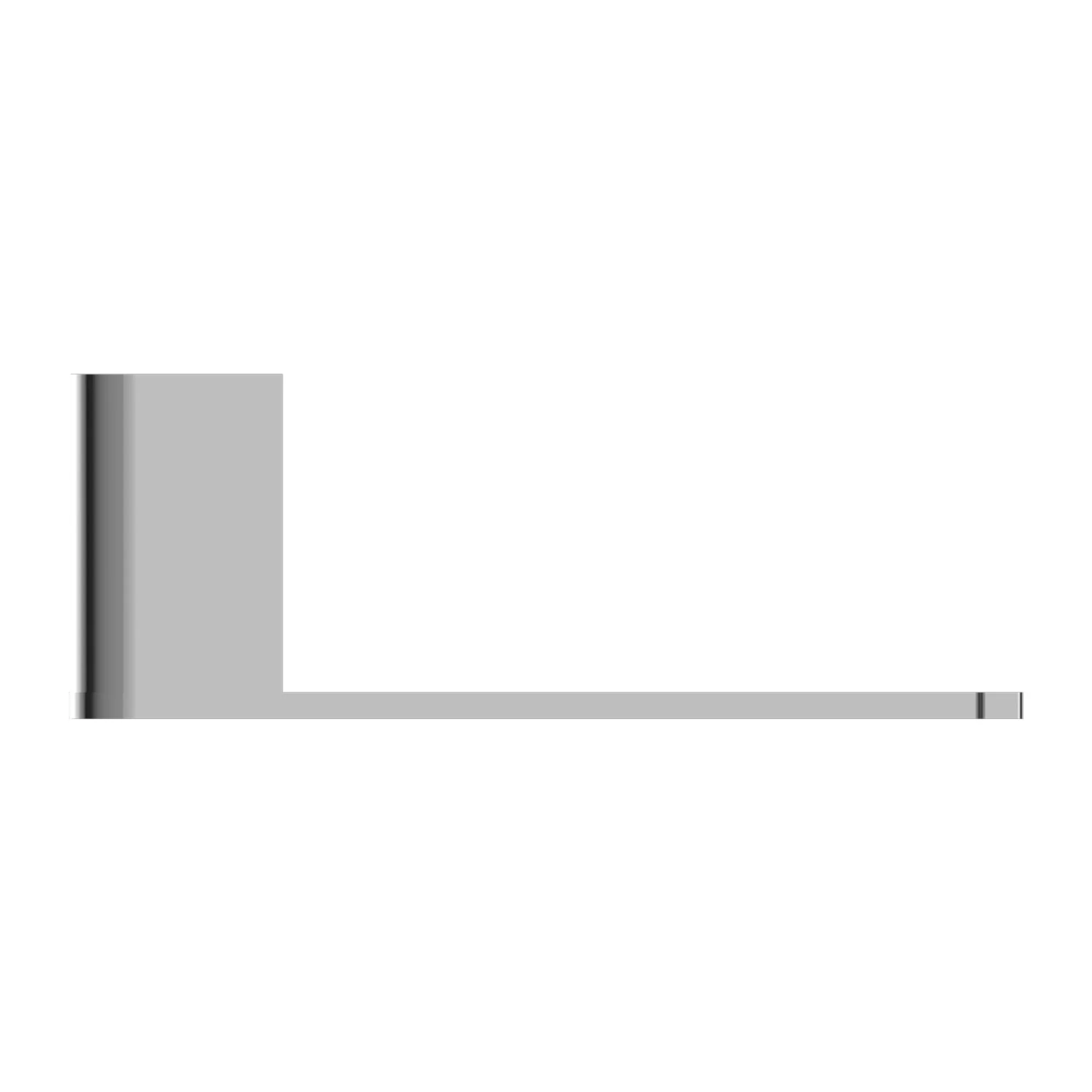 Nero Bianca Toilet Roll Holder - Chrome - Image 3