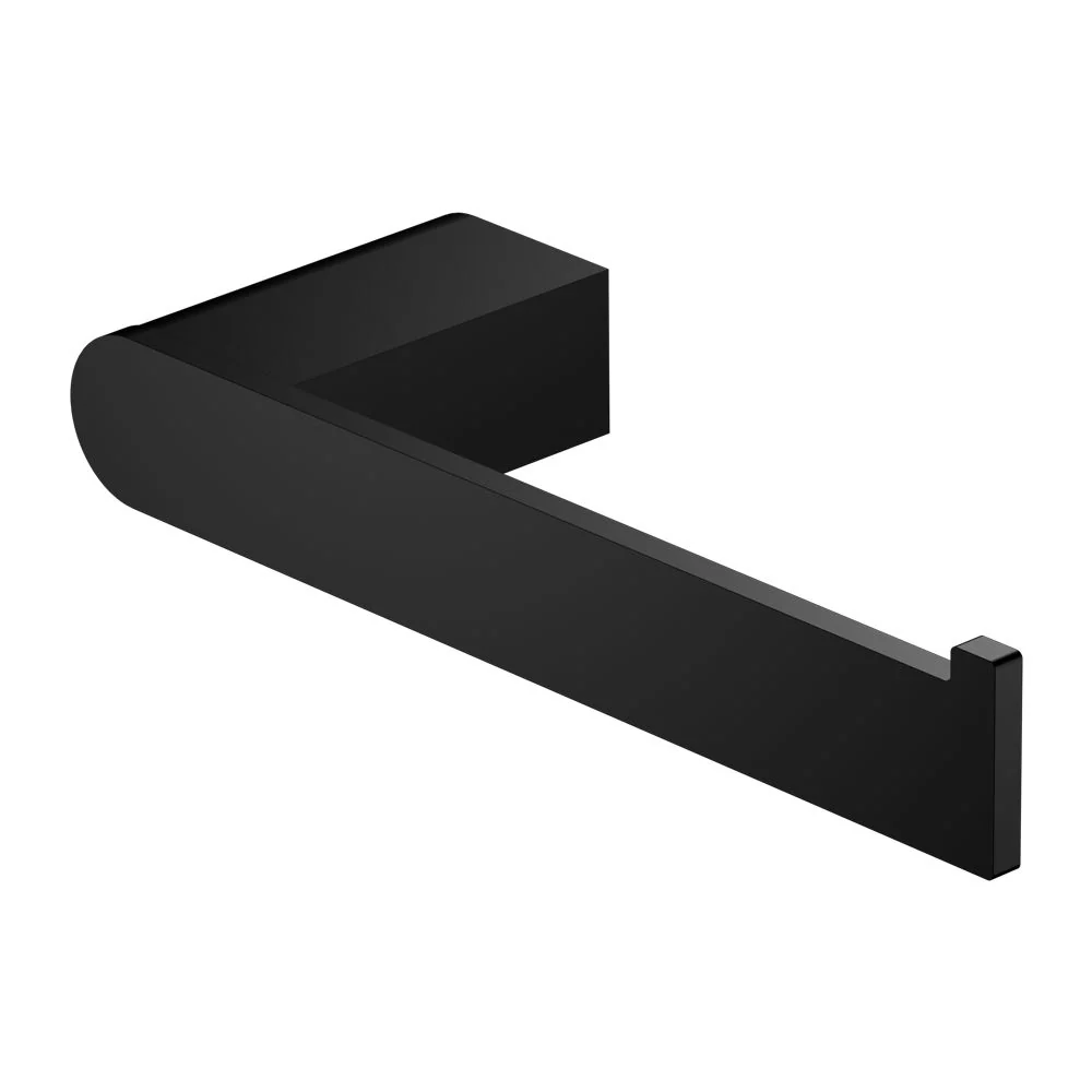 Nero Bianca Toilet Roll Holder - Black Matte