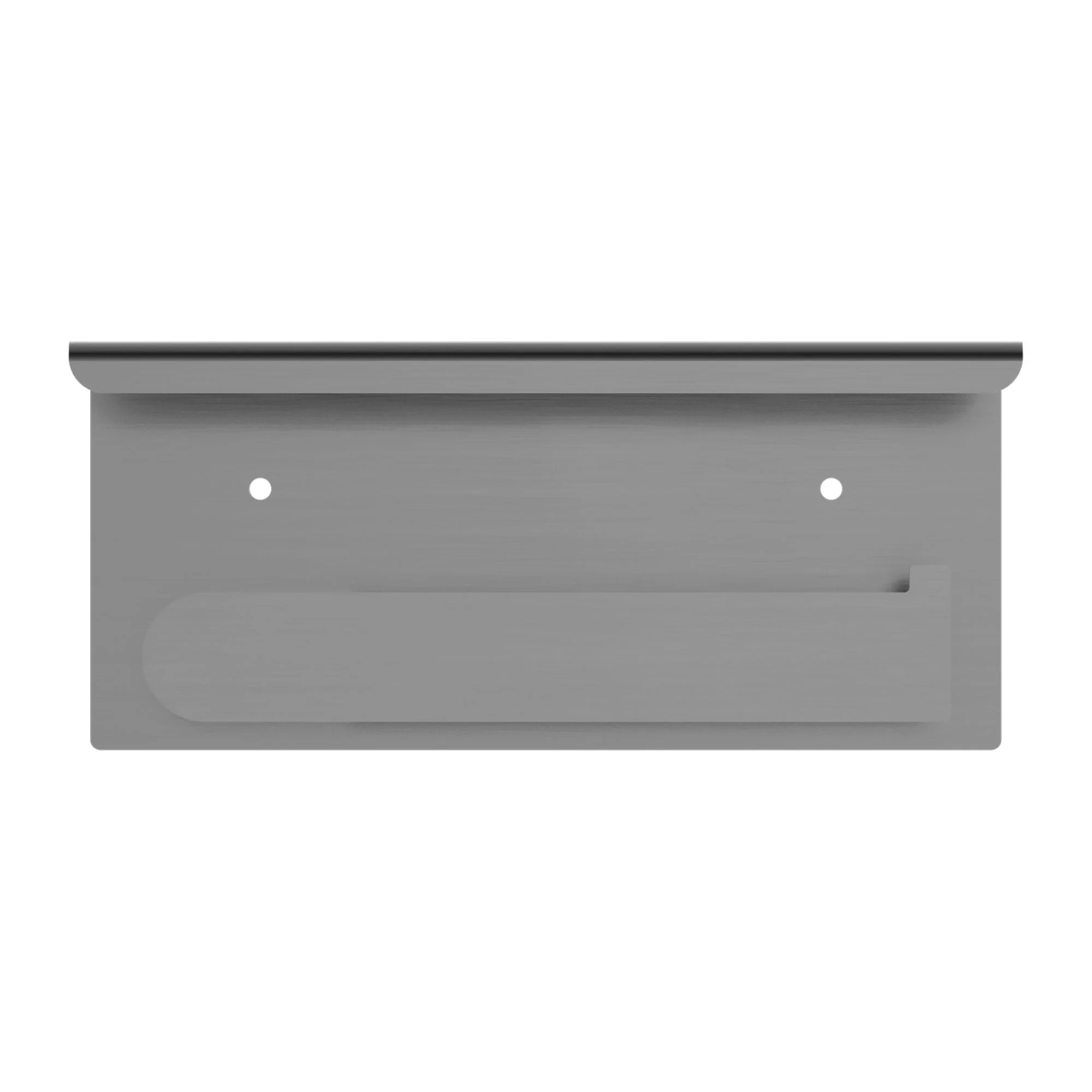 Nero Bianca Toilet Roll Holder With Phone Holder - Gun Metal - Image 3