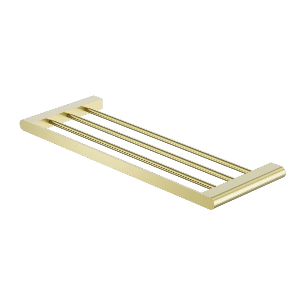 Nero Bianca Towel Rack - Brushed Gold