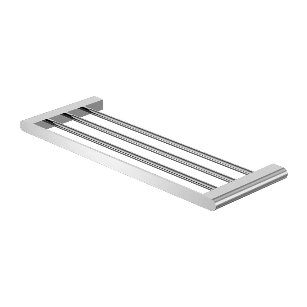 Nero Bianca Towel Rack - Chrome