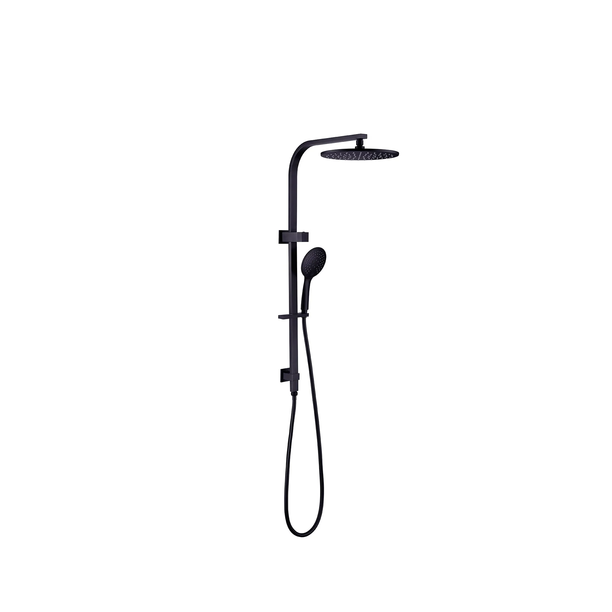 Nero Bianca Twin Shower - Black Matte