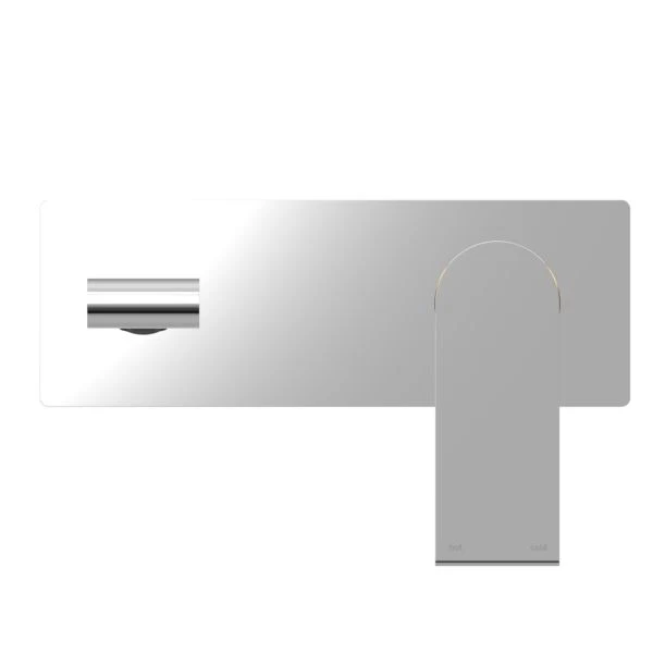 Nero Bianca Wall Basin/Bath Mixer - Chrome - Image 2