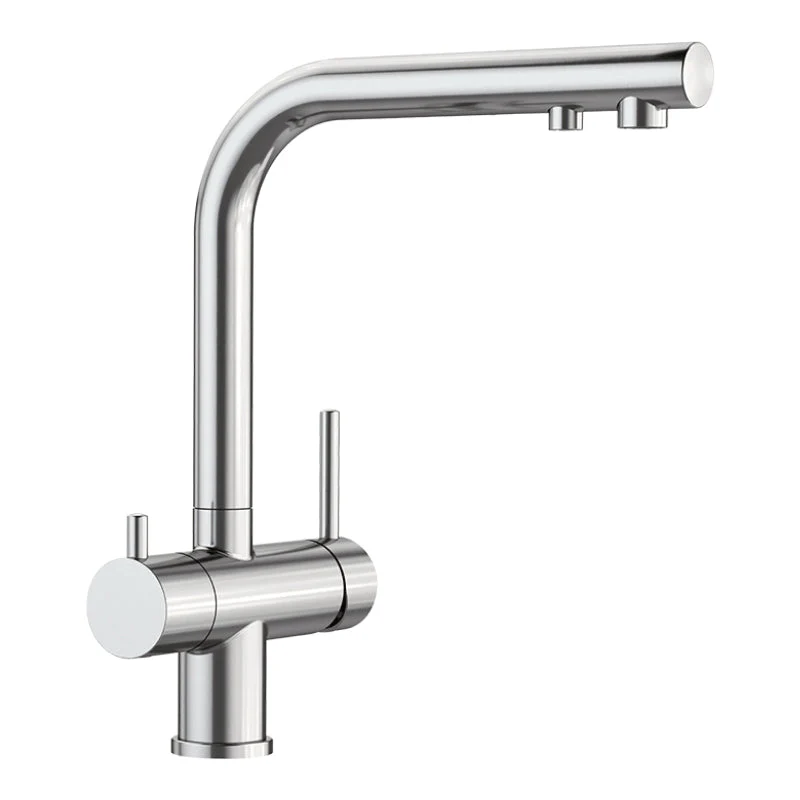 Blanco FONTAS II 3 in 1 Filter High Arch Mixer Tap - Brushed Chrome