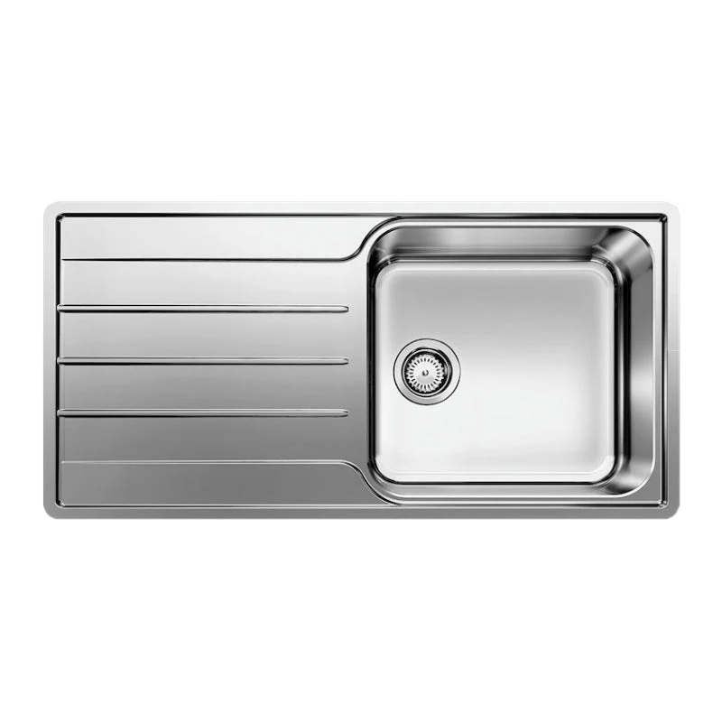 Blanco LEMIS XL 6 S-IF Single Bowl Inset/Flushmount Sink with Drainer - Right