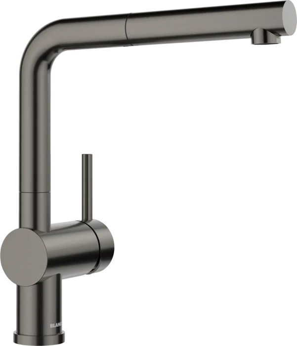 Blanco LINUS S Pull Out Sink Mixer - Satin Dark Steel