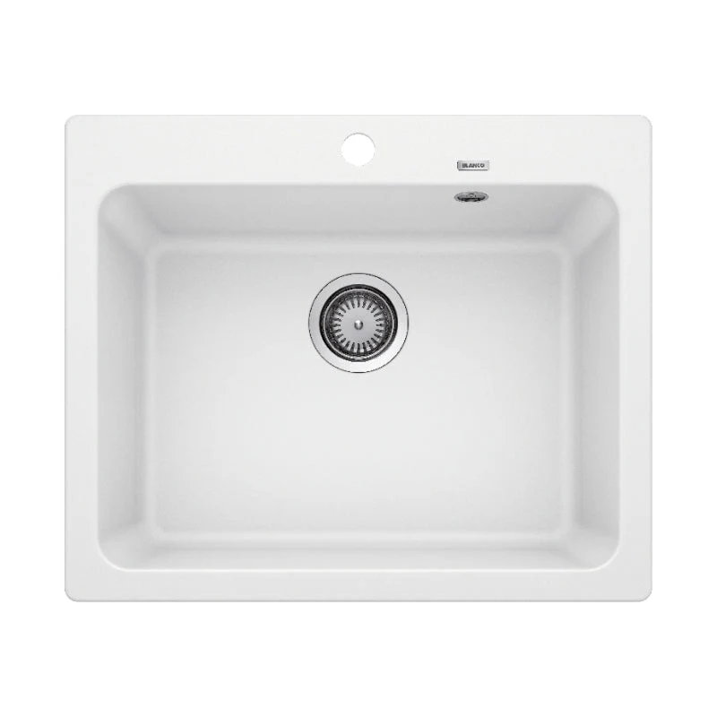 Blanco NAYA 6 Single Bowl Inset Sink - White