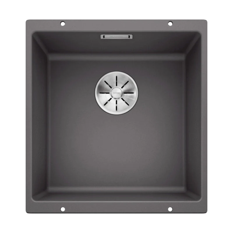 Blanco SUBLINE 400-U Single Bowl Undermount Sink - Rock Grey
