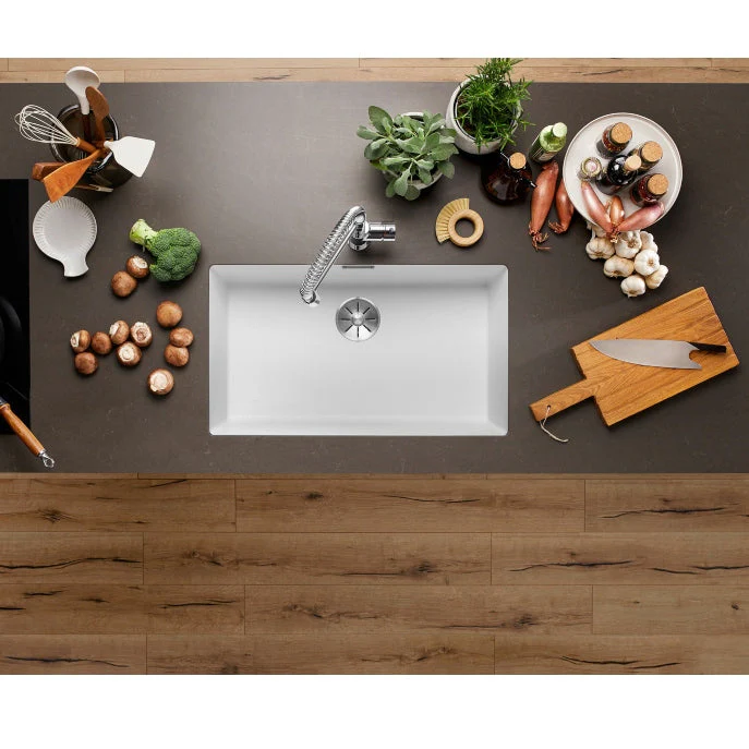Blanco SUBLINE 700-U Single Bowl Undermount Sink - White - Image 3