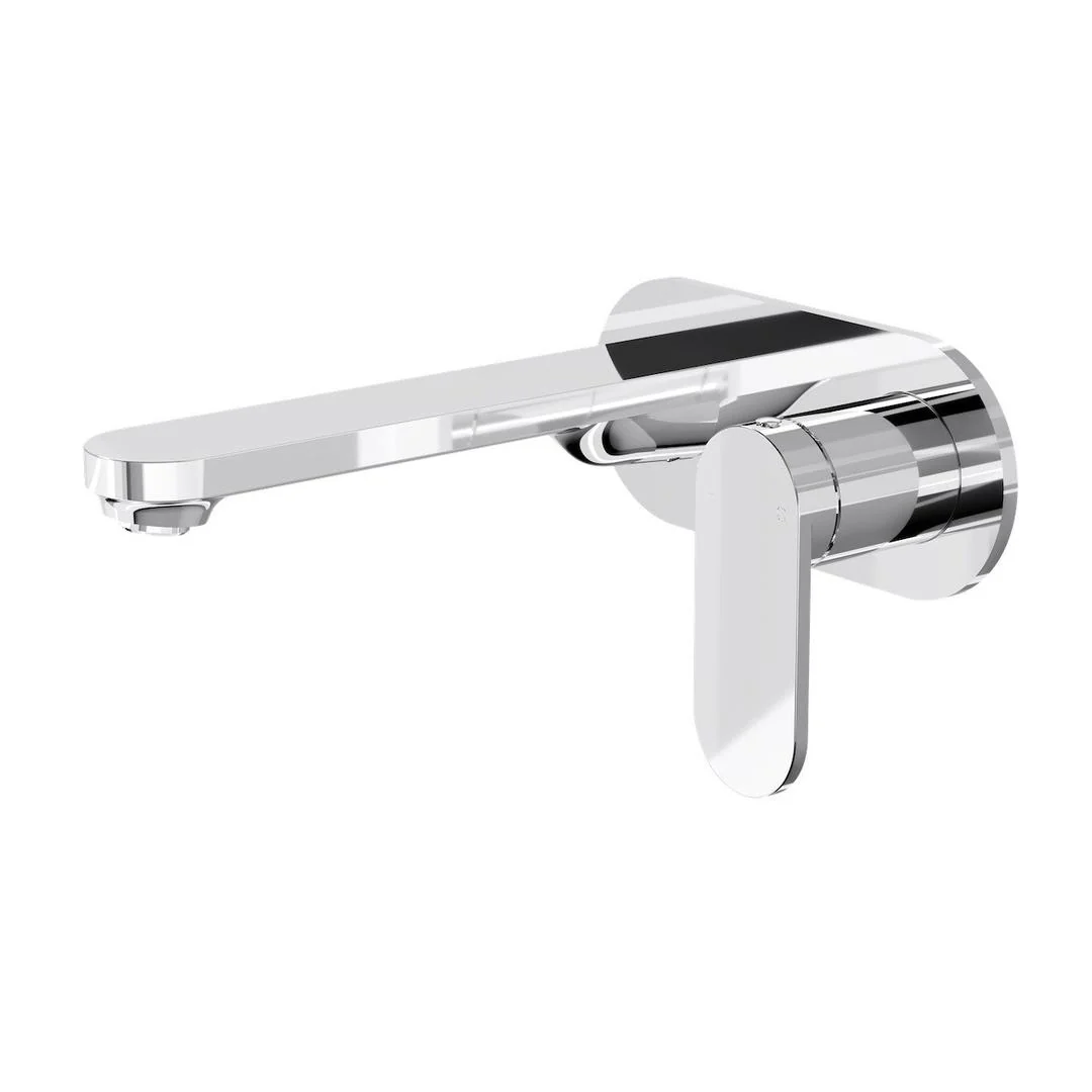 Linsol Capo 1-Plate Wall Basin or Bath Mixer - Chrome