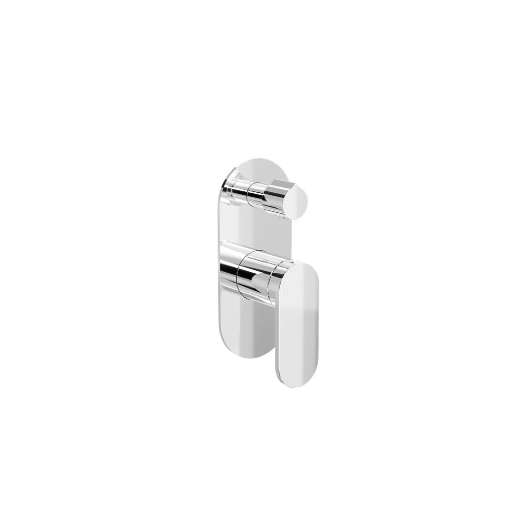Linsol Capo 1-Plate Wall Mixer with Divertor - Chrome - Image 2