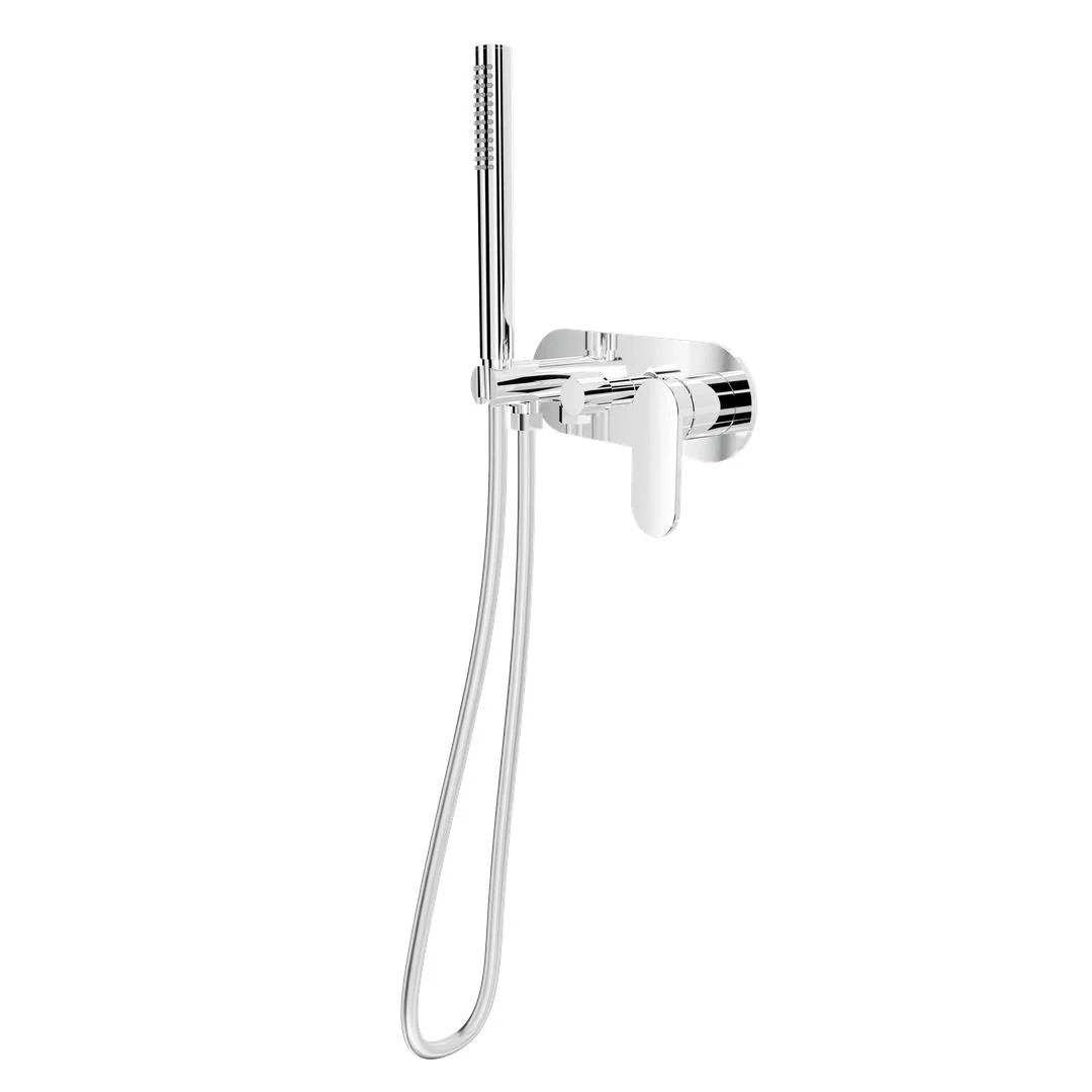 Linsol Capo 1-Plate Wall Mixer with Hand Shower -  Chrome