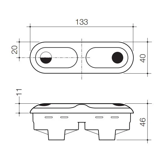 Caroma Buttons & Bezel - 2000 Series - Image 3