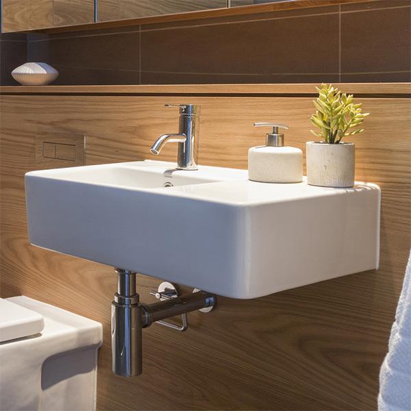 Caroma Cube Extension Wall Basin - Image 2