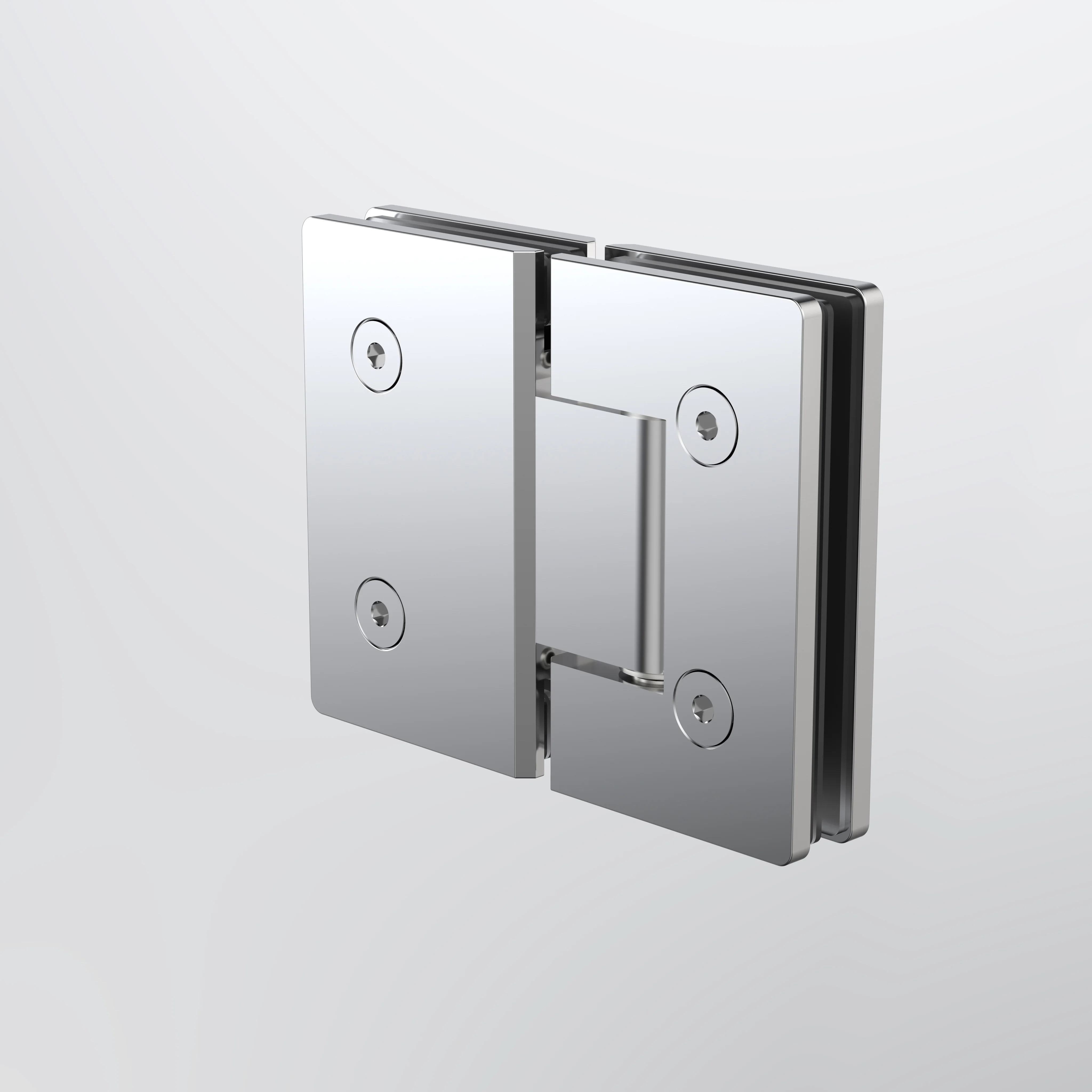 Caroma Glass to Glass Shower Door Hinge - Polished Stainless Steel - Image 2