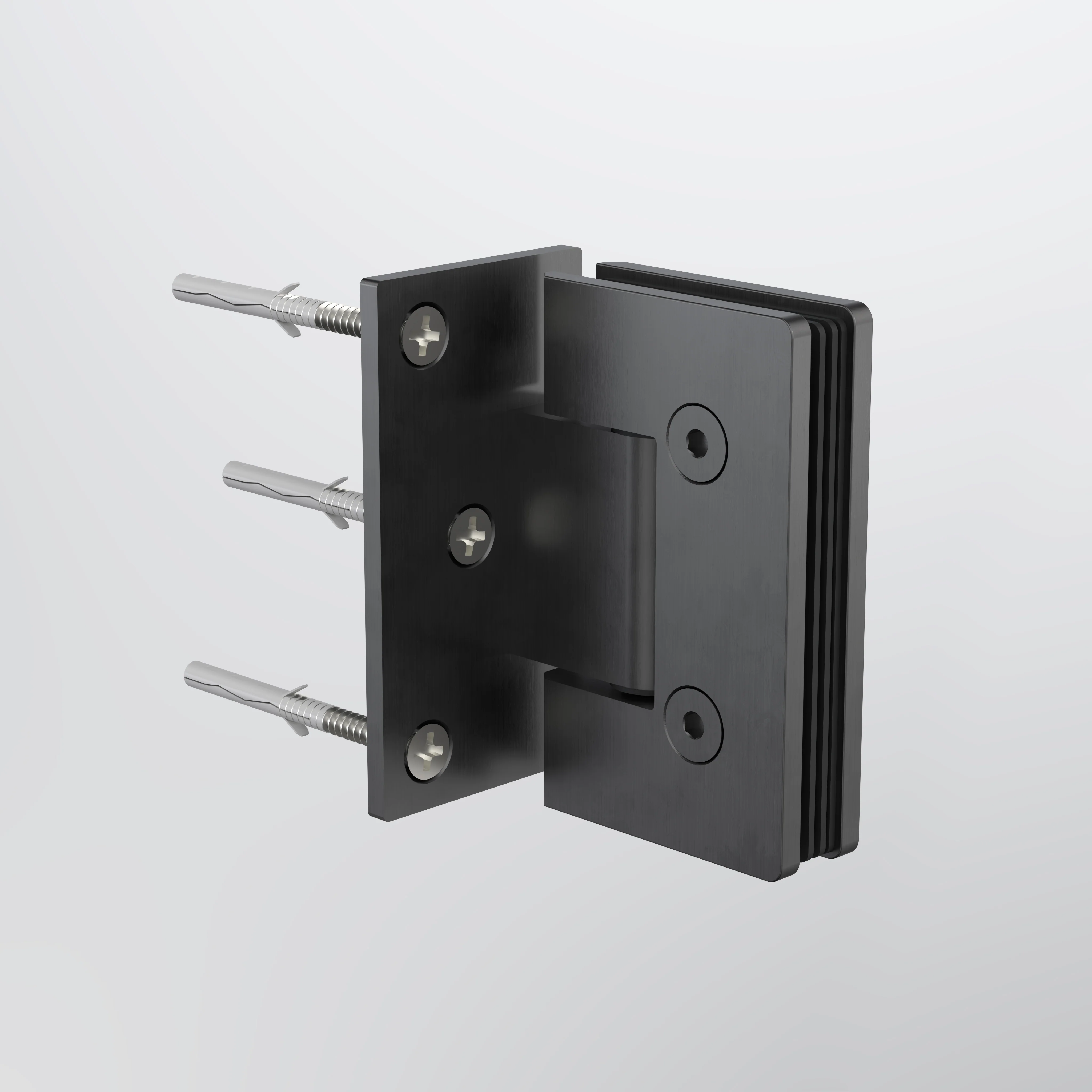 Caroma Glass to Wall Shower Door Hinge - Gun Metal - Image 2