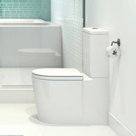 Caroma Liano Cleanflush Wall Faced Toilet Suite - Image 2