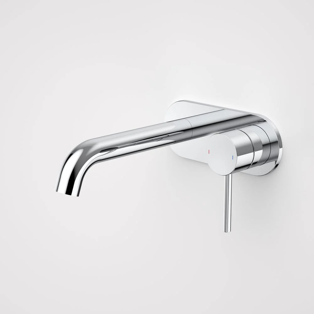 Caroma Liano II 175mm Wall Basin/Bath Mixer Single Plate - Chrome