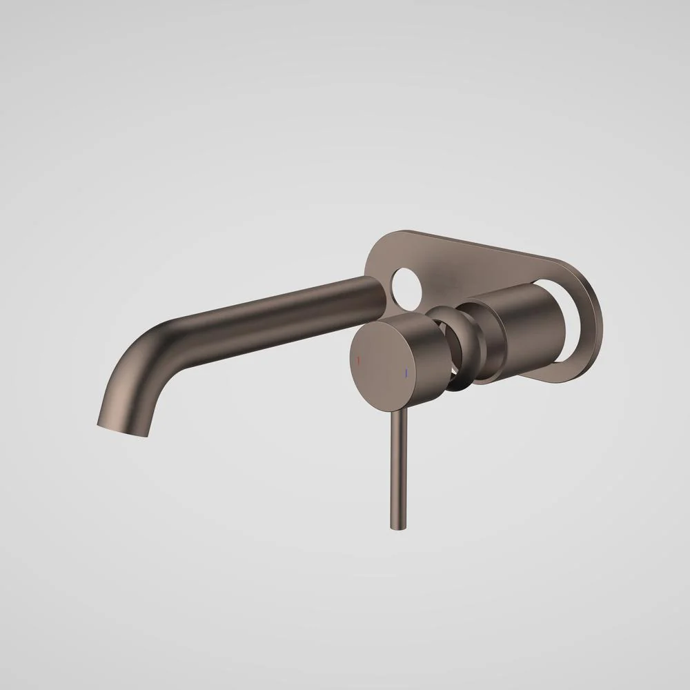 Caroma Liano II 175mm Wall Basin/Bath Single Plate (Trim-Kit) - Brushed Bronze
