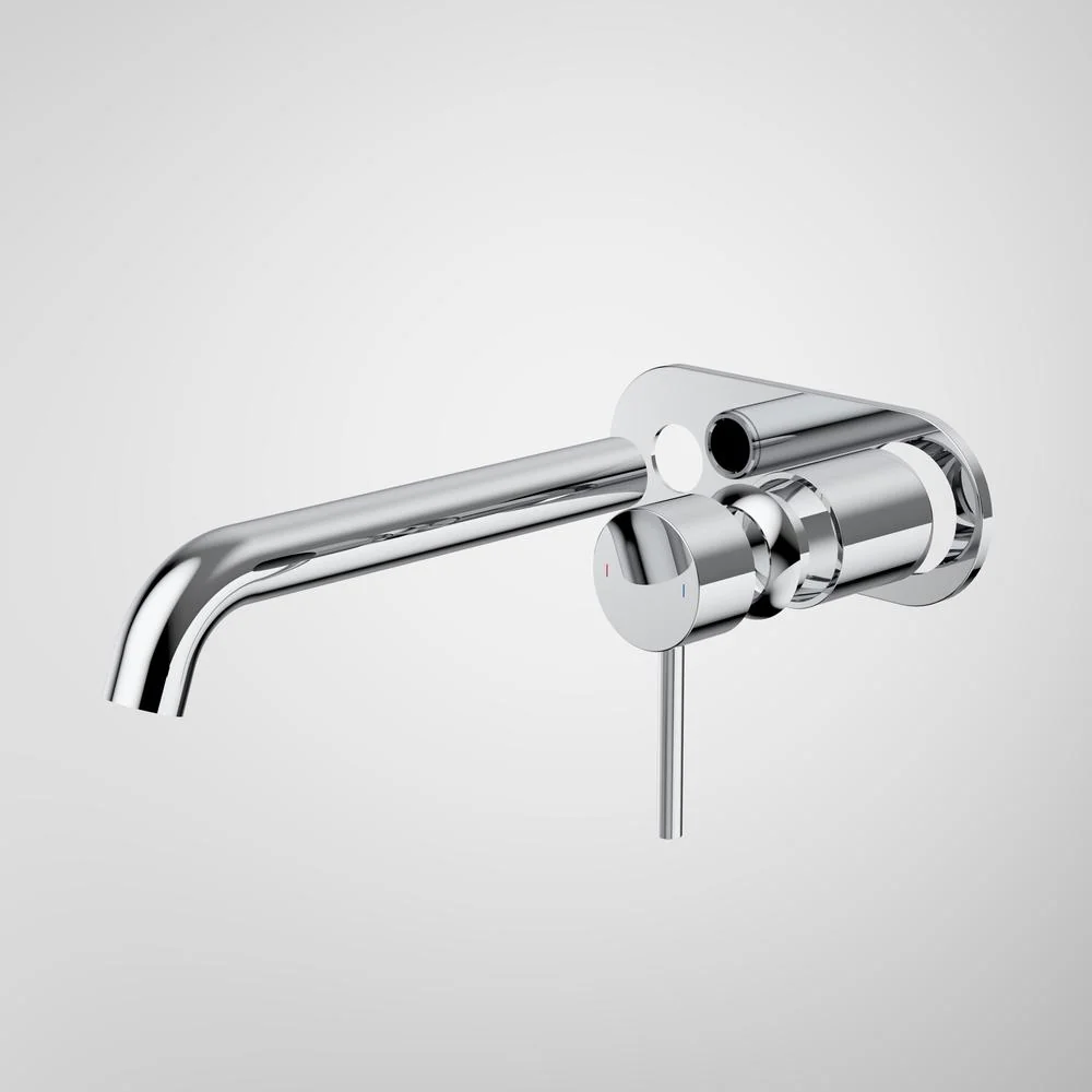 Caroma Liano II 210mm Wall Basin/Bath Single Plate (Trim-Kit) - Chrome