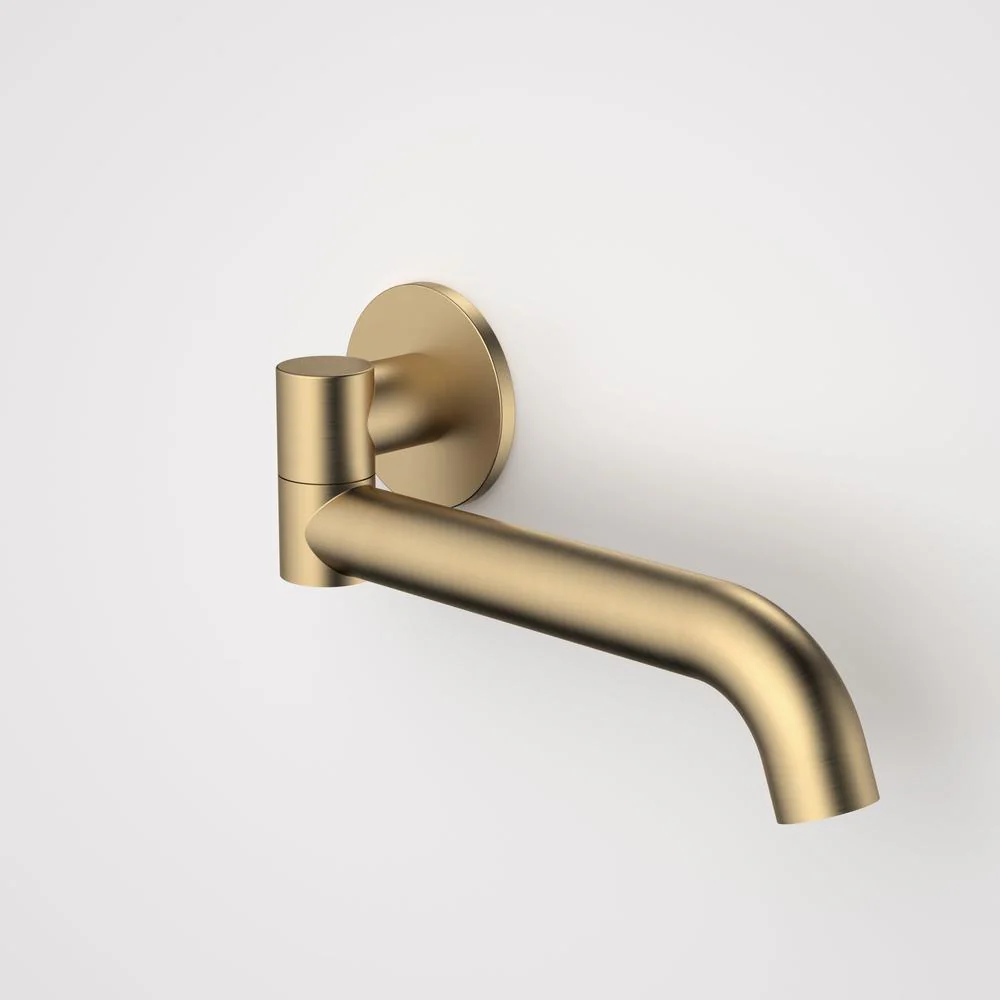 Caroma Liano II 220mm Bath Swivel Outlet - Brushed Brass