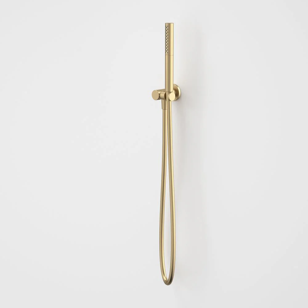 Caroma Liano II 3 Function Microphone Hand Shower - Brushed Brass