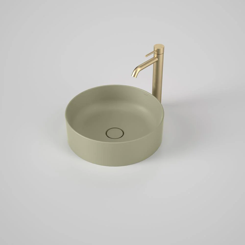 Caroma Liano II 400mm Above Counter Basin - Matte Green