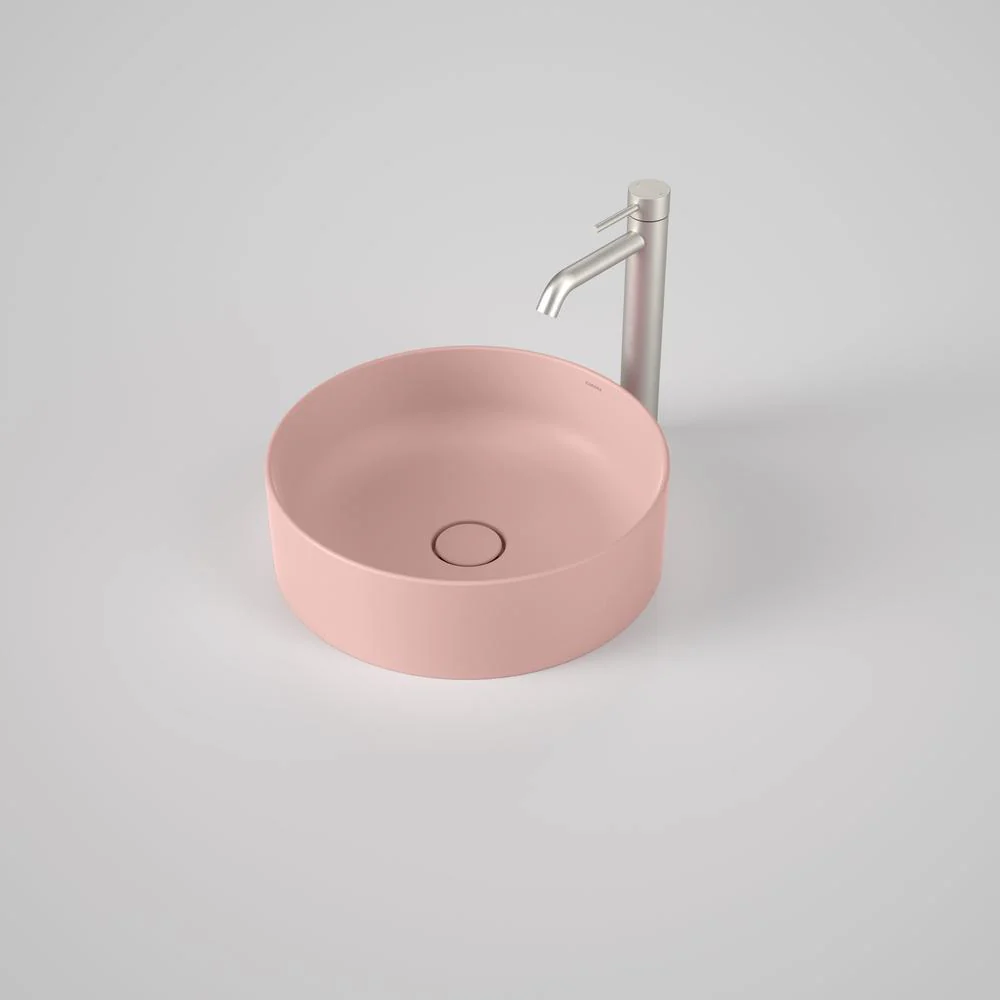 Caroma Liano II 400mm Above Counter Basin - Matte Pink